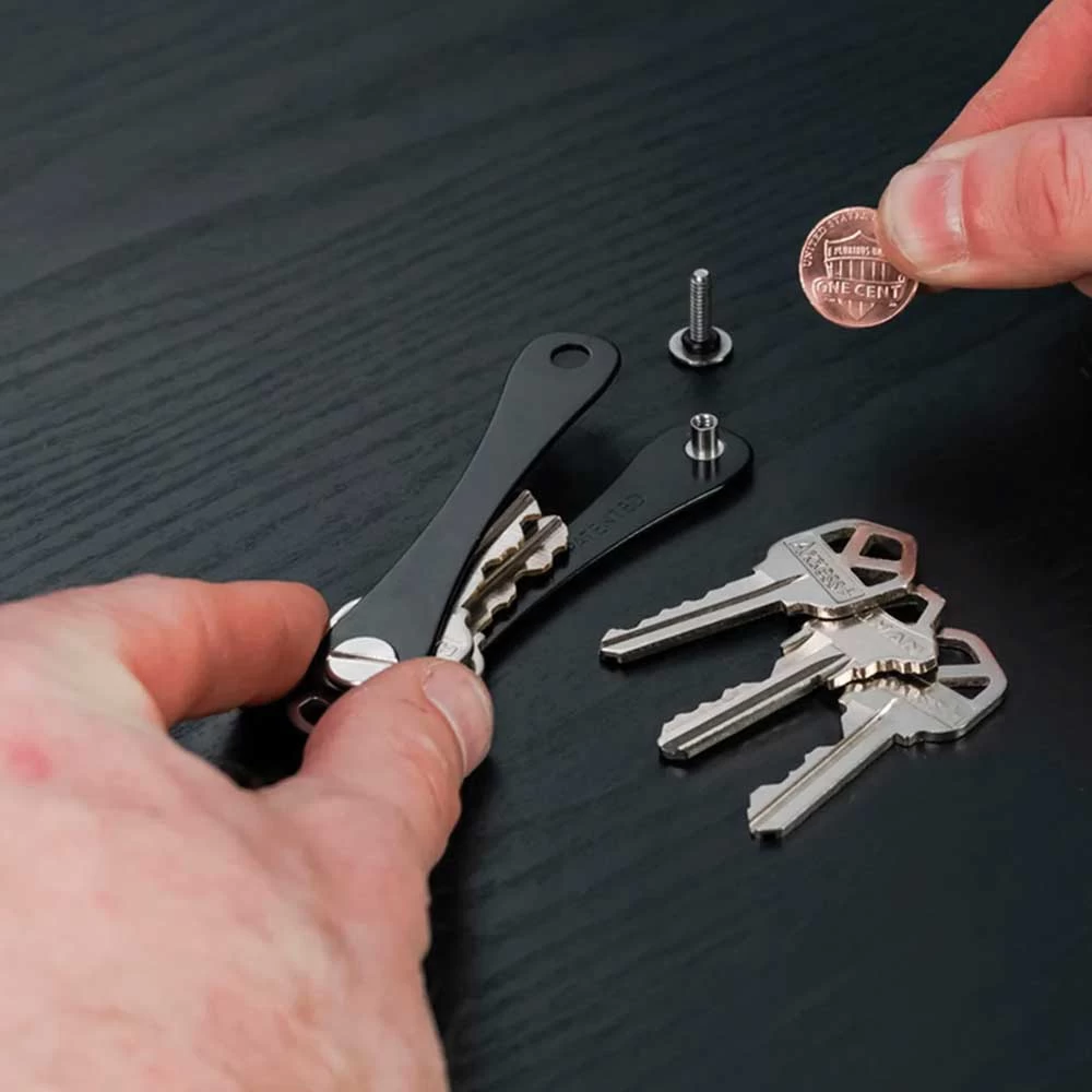 Ergonomic, Compact, and Practical Key Holder, KeySmart, for Organizing Your Keys Like a Swiss Knife