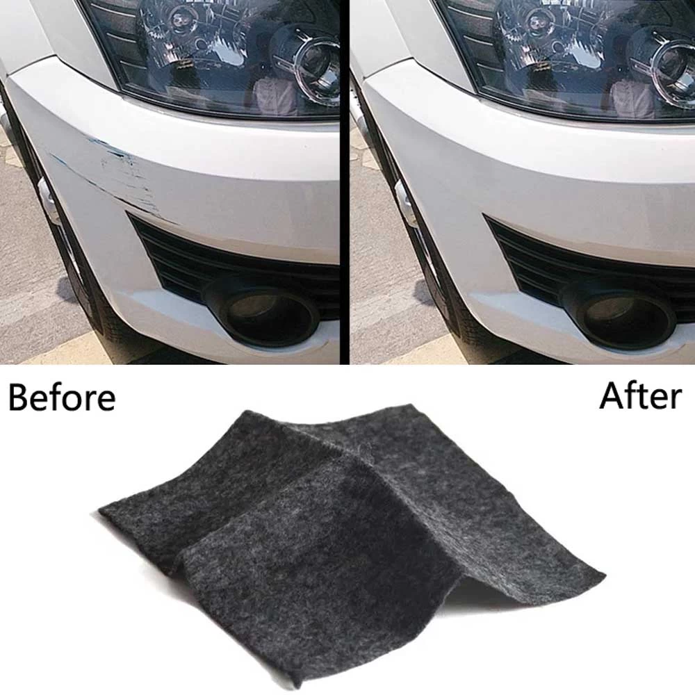 Scratch-Resistant Cloth for Motorcycle and Car, NanoAntiScratch Microfiber Cloth