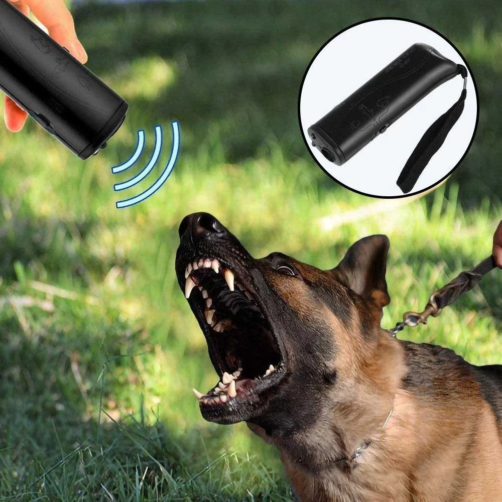 Ultrasonic Dog Bark Control Device, Bark Stopper, Dog Training Device with Flashlight