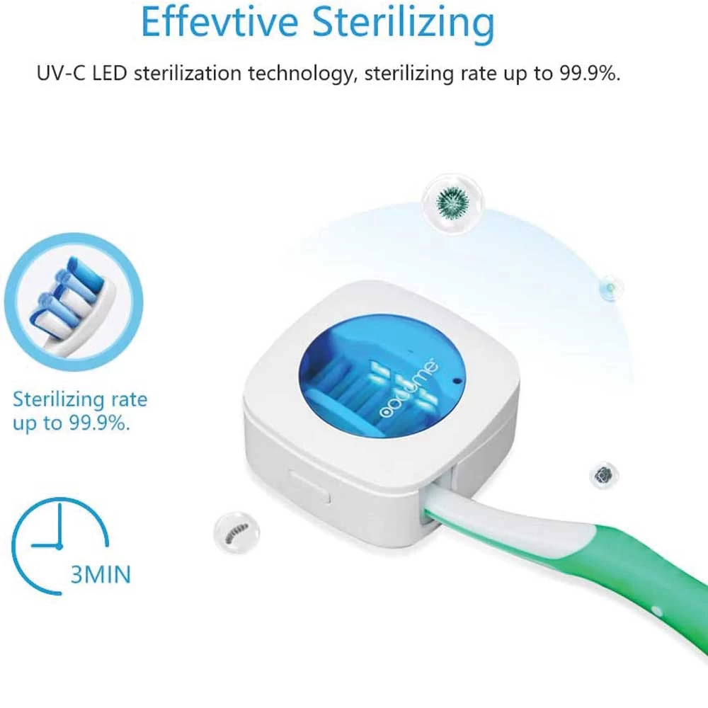 UV Disinfectant and Sterilizer for Toothbrush, Portable Case - ToothbrushSterilizer
